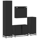 4 Piece Bathroom Furniture Set  Engineered Wood