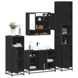 4 Piece Bathroom Furniture Set  Engineered Wood