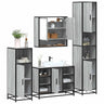 4 Piece Bathroom Furniture Set  Engineered Wood