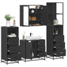 4 Piece Bathroom Furniture Set  Engineered Wood