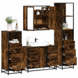 4 Piece Bathroom Furniture Set  Engineered Wood