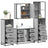 4 Piece Bathroom Furniture Set  Engineered Wood