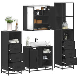 4 Piece Bathroom Furniture Set  Engineered Wood