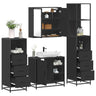 4 Piece Bathroom Furniture Set  Engineered Wood