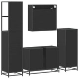 4 Piece Bathroom Furniture Set  Engineered Wood