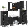 4 Piece Bathroom Furniture Set  Engineered Wood