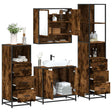 4 Piece Bathroom Furniture Set  Engineered Wood