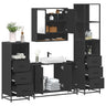 4 Piece Bathroom Furniture Set  Engineered Wood