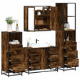 4 Piece Bathroom Furniture Set  Engineered Wood
