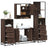 4 Piece Bathroom Furniture Set  Engineered Wood