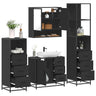 4 Piece Bathroom Furniture Set  Engineered Wood