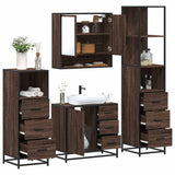 4 Piece Bathroom Furniture Set  Engineered Wood