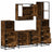 4 Piece Bathroom Furniture Set  Engineered Wood