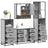 4 Piece Bathroom Furniture Set  Engineered Wood