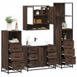 4 Piece Bathroom Furniture Set  Engineered Wood