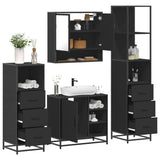 4 Piece Bathroom Furniture Set  Engineered Wood