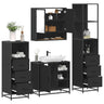 4 Piece Bathroom Furniture Set  Engineered Wood