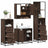 4 Piece Bathroom Furniture Set  Engineered Wood