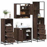 4 Piece Bathroom Furniture Set  Engineered Wood