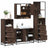 4 Piece Bathroom Furniture Set  Engineered Wood