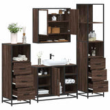 4 Piece Bathroom Furniture Set  Engineered Wood