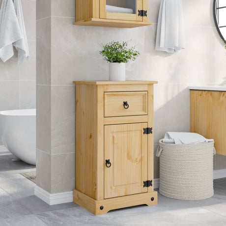 Bathroom Cabinet Corona 45X33X80 Cm Solid Wood Pine