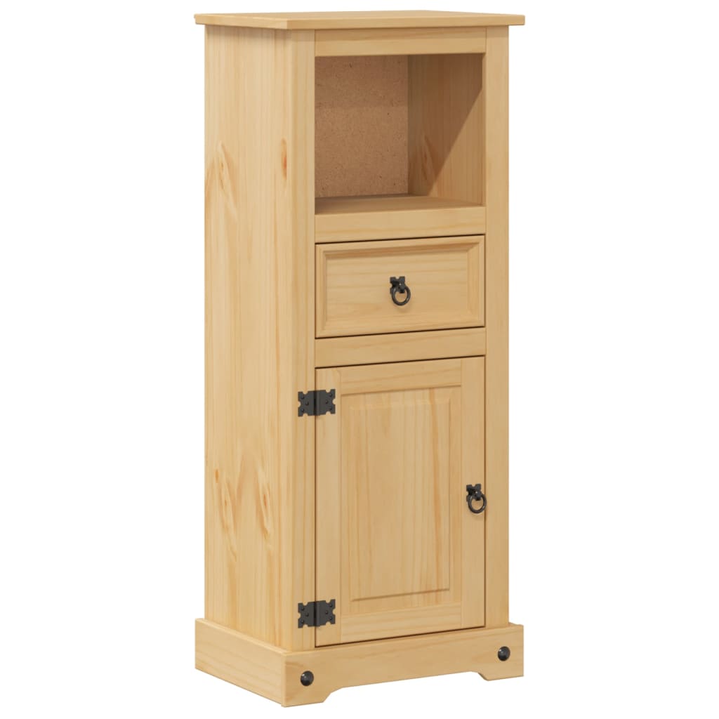 Bathroom Cabinet Corona 45X33X110 Cm Solid Wood Pine