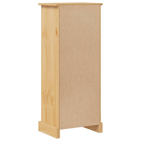 Bathroom Cabinet Corona 45X33X110 Cm Solid Wood Pine