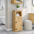 Bathroom Cabinet Corona 45X33X110 Cm Solid Wood Pine