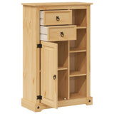 Bathroom Cabinet Corona 70X33X110 Cm Solid Wood Pine