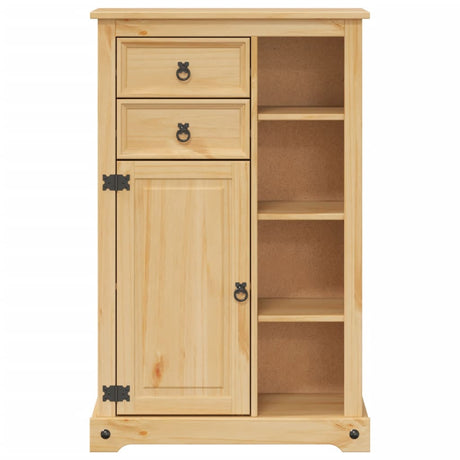 Bathroom Cabinet Corona 70X33X110 Cm Solid Wood Pine
