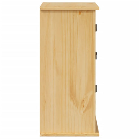 Bathroom Wall Cabinet Corona 70X33X71.5 Cm Solid Wood Pine