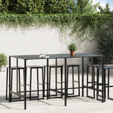 Bar Table Black Powder-Coated Steel