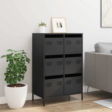 Highboard 68X39X101.5 Cm Steel
