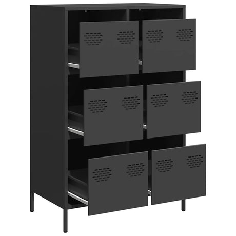 Highboard 68X39X101.5 Cm Steel