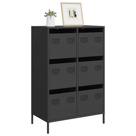 Highboard 68X39X101.5 Cm Steel