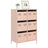 Highboard 68X39X101.5 Cm Steel