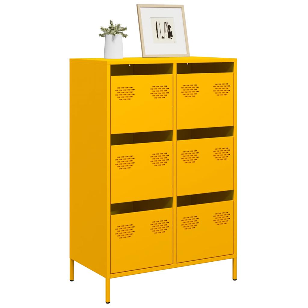 Highboard 68X39X101.5 Cm Steel
