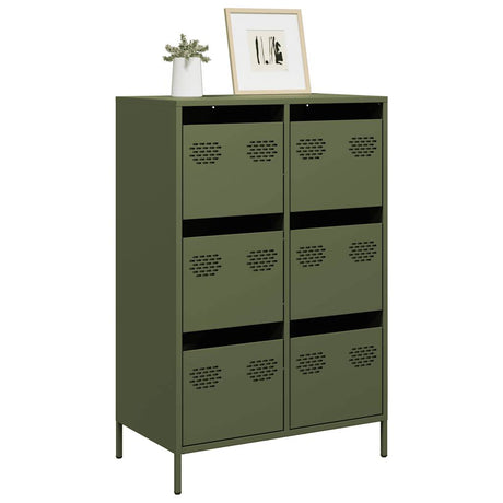 Highboard 68X39X101.5 Cm Steel