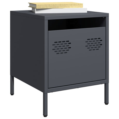 Bedside Cabinets 2 Pcs 35X39X43.5 Cm Steel