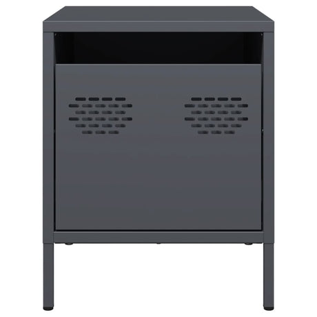 Bedside Cabinets 2 Pcs 35X39X43.5 Cm Steel