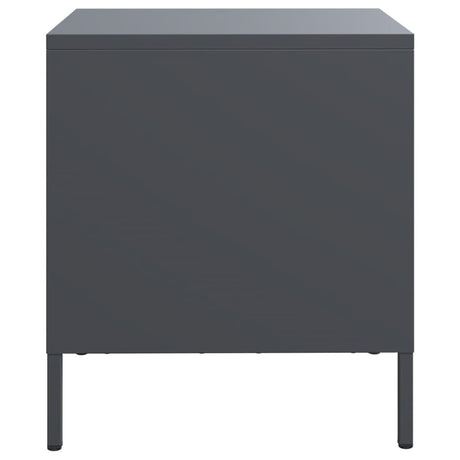 Bedside Cabinets 2 Pcs 35X39X43.5 Cm Steel