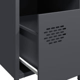 Bedside Cabinets 2 Pcs 35X39X43.5 Cm Steel
