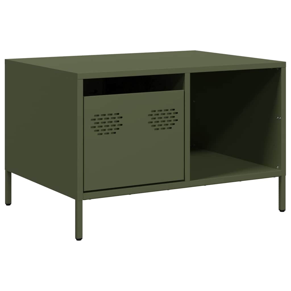 Coffee Table Olive 68.5X50X43.5 Cm Cold-Rolled Steel