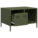 Coffee Table Olive 68.5X50X43.5 Cm Cold-Rolled Steel