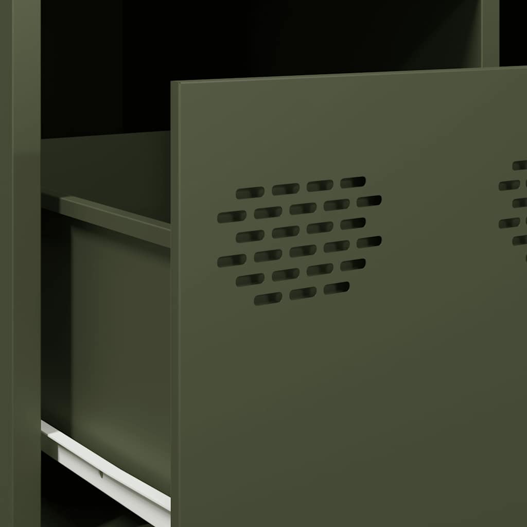 Coffee Table Olive 68.5X50X43.5 Cm Cold-Rolled Steel