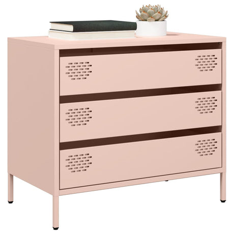 Sideboard Mustard 68X39X58.5 Cm Cold-Rolled Steel
