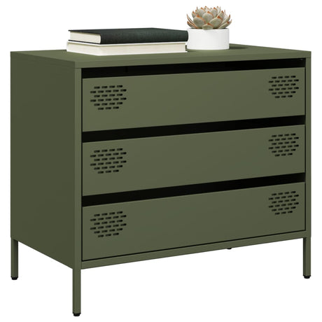 Sideboard Mustard 68X39X58.5 Cm Cold-Rolled Steel