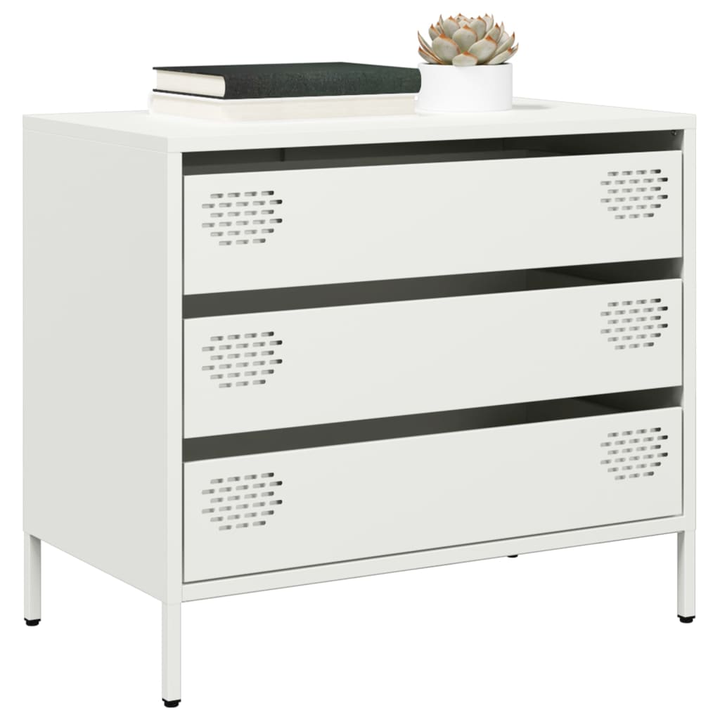 Sideboard Mustard 68X39X58.5 Cm Cold-Rolled Steel