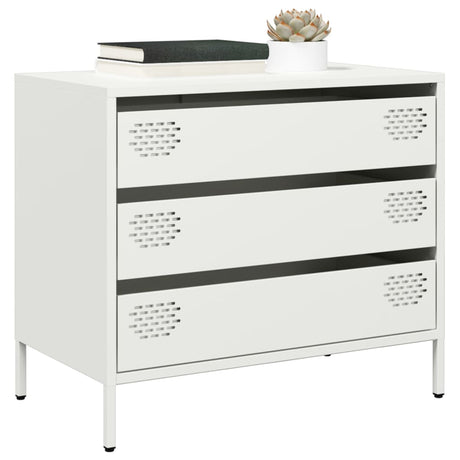 Sideboard Mustard 68X39X58.5 Cm Cold-Rolled Steel